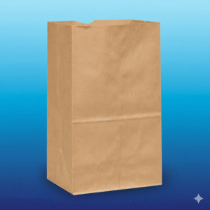 1/8 BBL #57 Shorty Brown Paper Bag - 500/Bundle