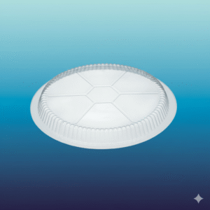 9" Round Plastic Dome Lids 500/cs
