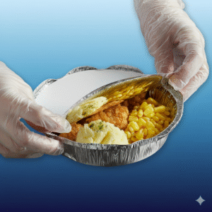 8" Round Foil-Laminated Board Lids 500/cs
